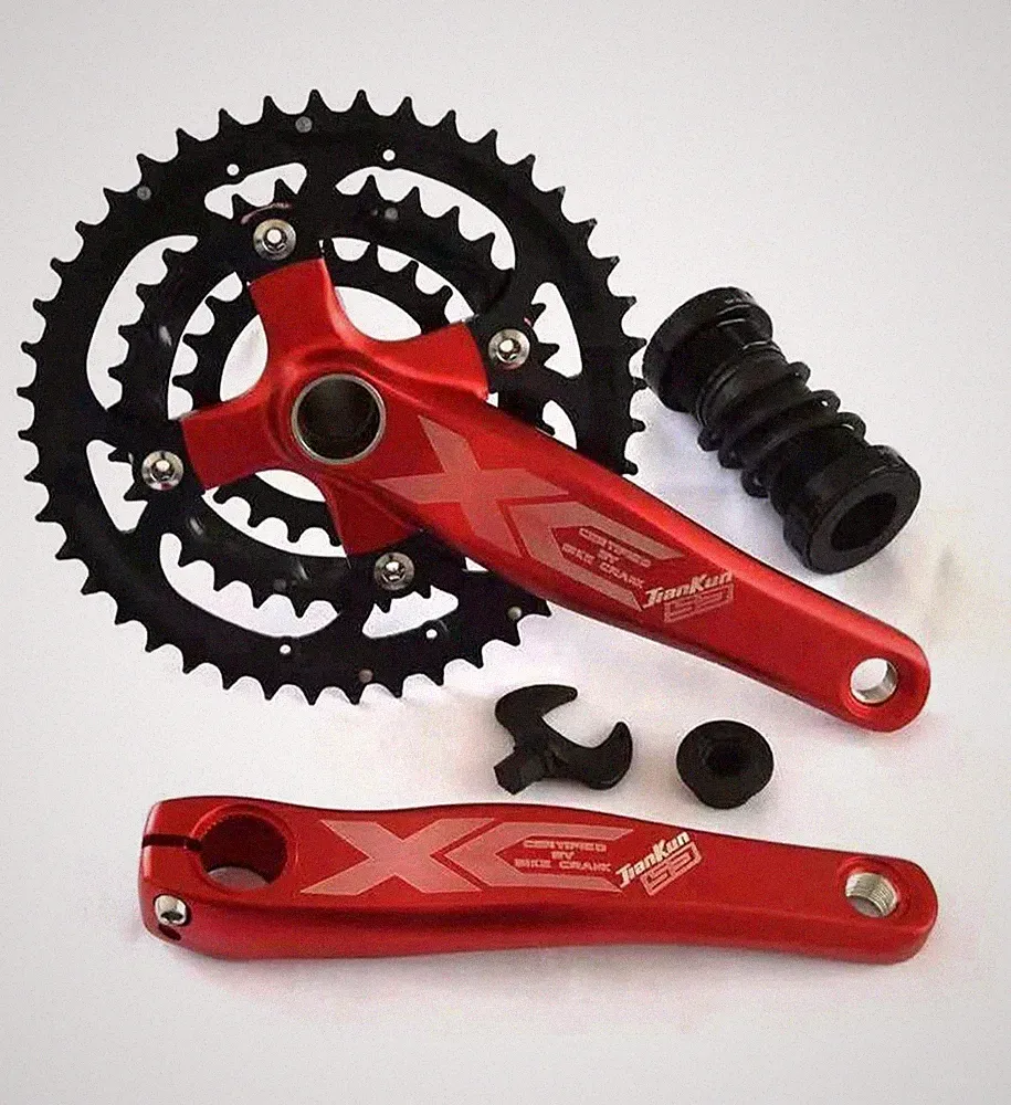 Andeshunk 27-Speed Mountain Bike Crankset Hollow Integrated Chainring Bicycle