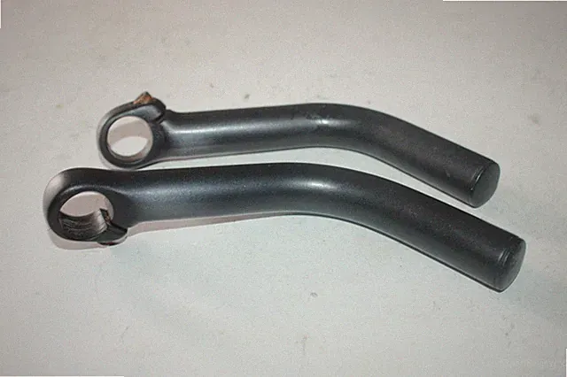 Bikepacking Bar End Clamps 22mm 8" Bullhorns Black MTB Trail Dirt!
