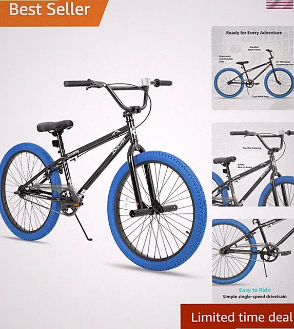 Brockway Freestyle Kids BMX Bikes 20" 24" Kids Bicycles for 6-14 Old Boys Gi...