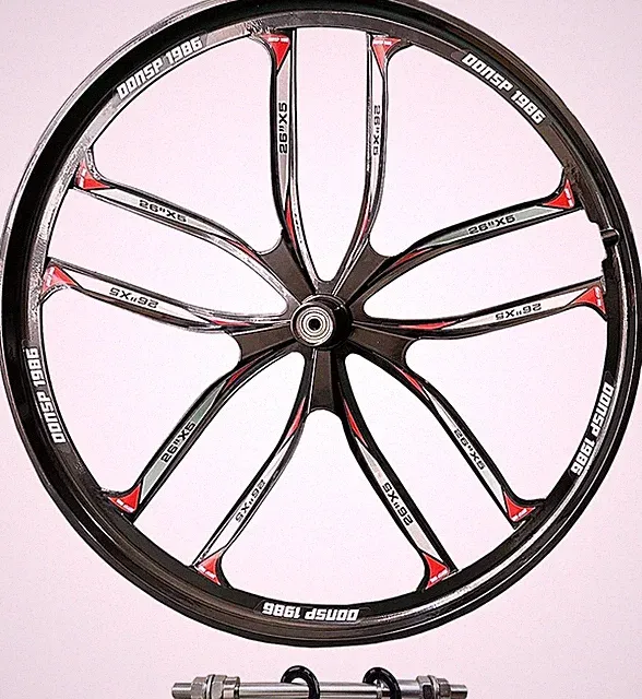 CDH 26" 10 Spokes Rear Mag Wheel 135mm & Freewheel - Beach Cruiser Mountain Bike