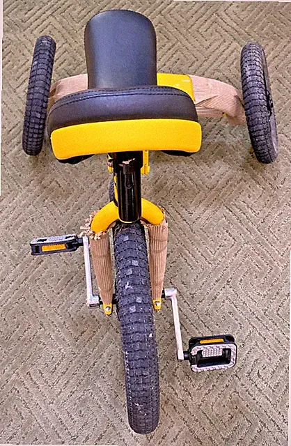 Cyco Cycle 3 Wheel Trike FlTricycle Bike Crazy Fun Big Wheel Unicycle Trainer!