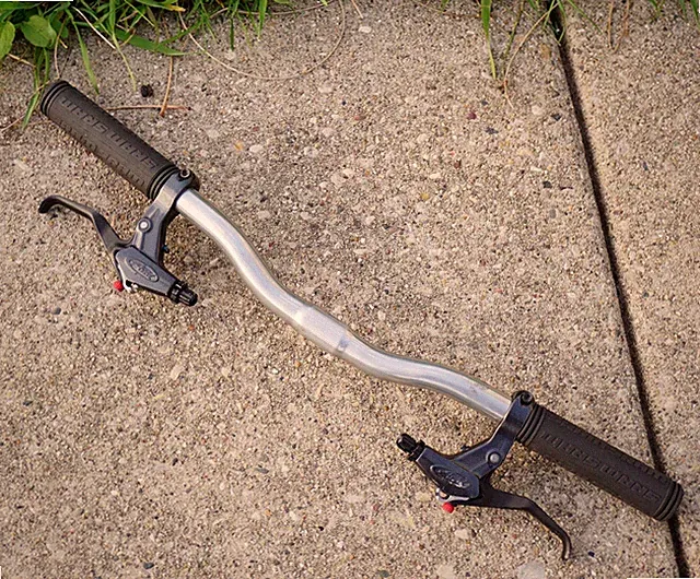 Riser Handlebar AVID SD Brake Levers Flat Bar 57cm Single Speed Fixed Gear Bike