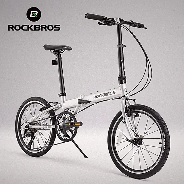 ROCKBROS 20" Folding Bicycle Shimano 8-speed Aluminium Alloy Frame Dual V Brake