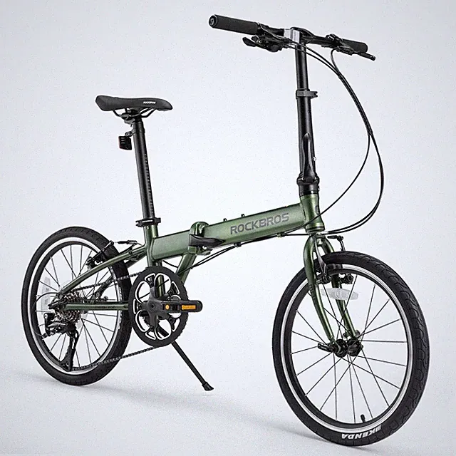 ROCKBROS MBS 20"Folding Bike,Shimano 8Speed Folding Aluminium Frame Dual VBrake